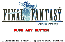 Final Fantasy Title Screen